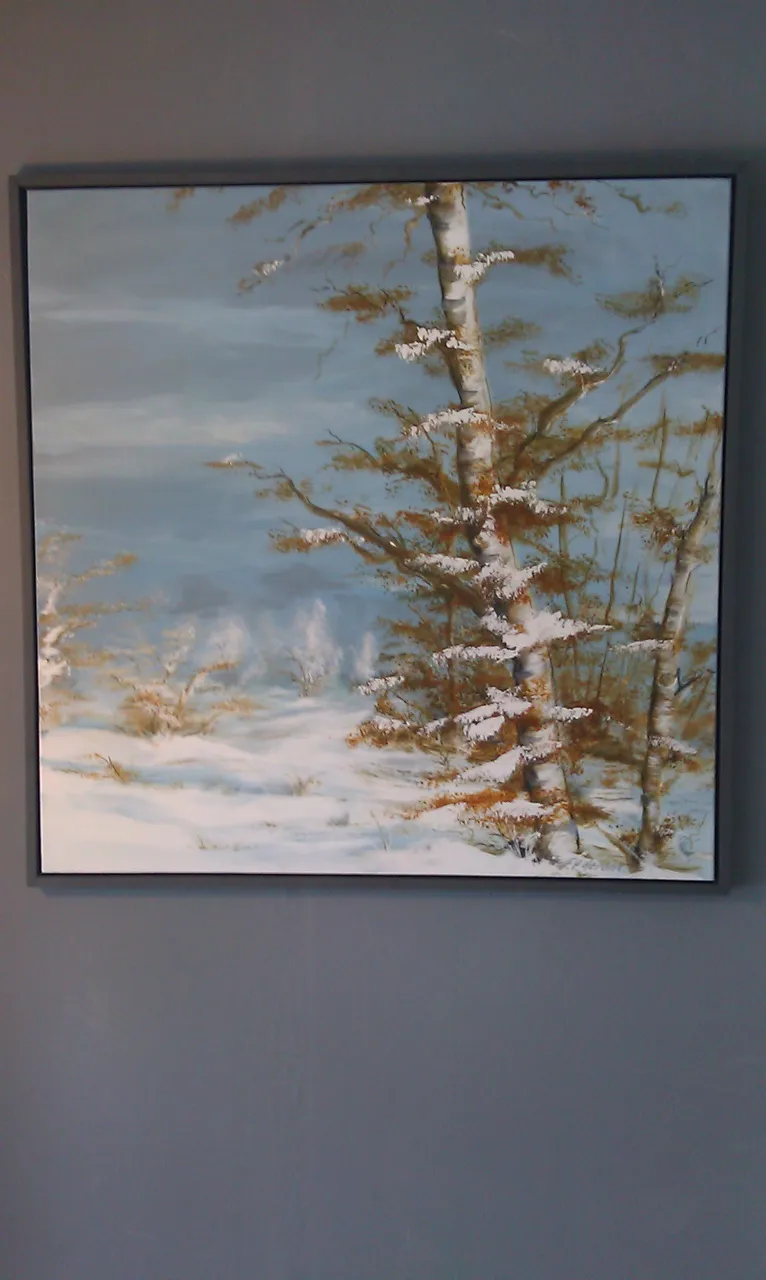 Maleri nr 1 100 cm X 100 cm